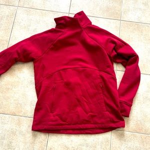Athleta size M warm mock turtleneck sweatshirt